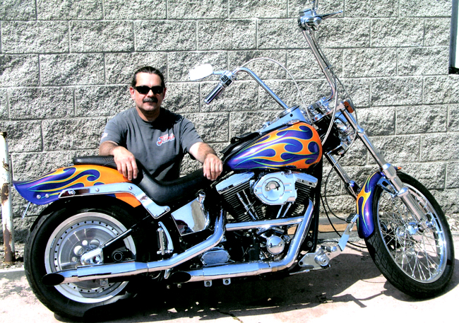 Jim & his Harley